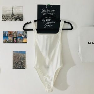 Princess Polly Emmie White Bodysuit Brand New